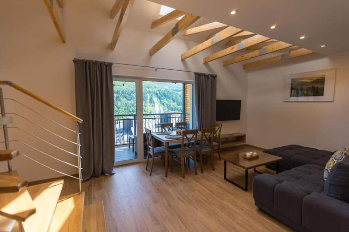 Apartament Sloneczny - Widok Na Gory I Skrzyczne Szczyrk Dış mekan fotoğraf